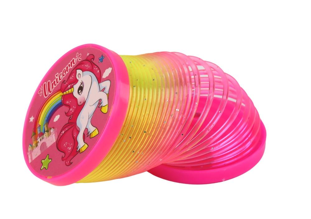 Unicorn LED Light-Up Spring: Roligt, trasselfritt spel!