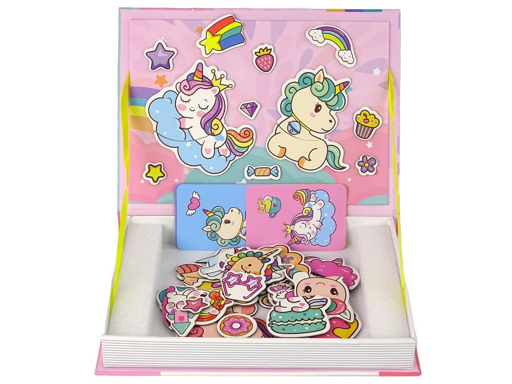 Unicorn Magnetic Puzzle Book: Creative & Cognitive Fun