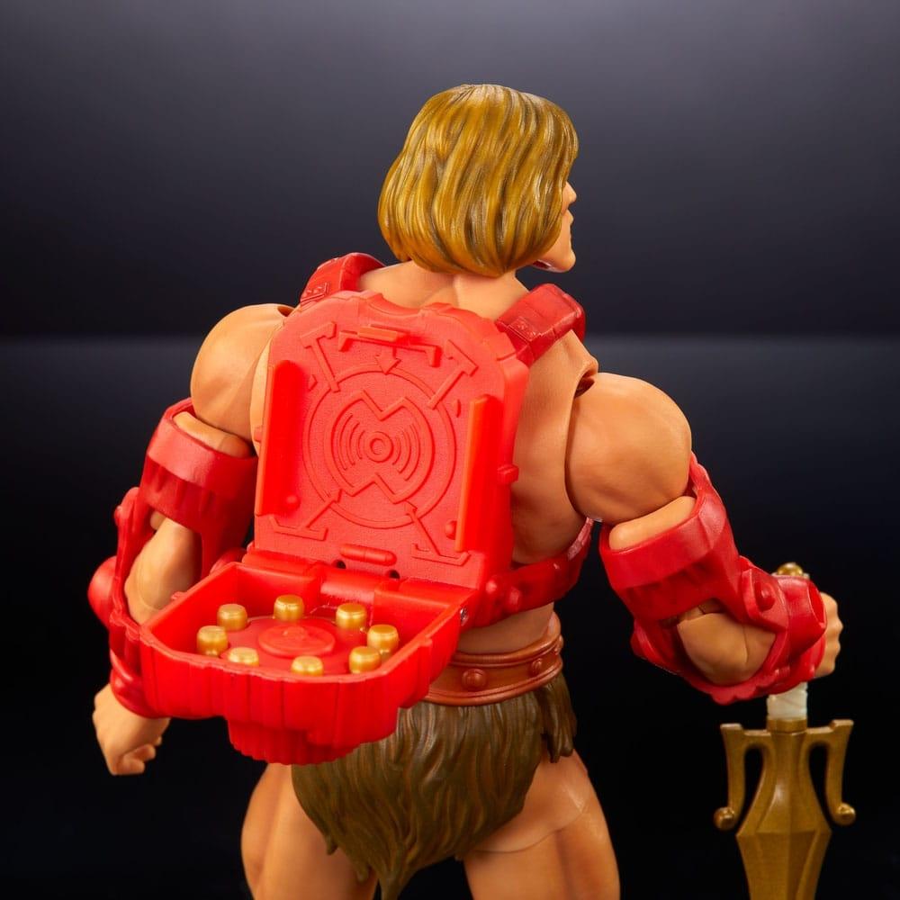 Universums mästare: Ny Eternia Masterverse Actionfigur Thunder Punch He-Man 18 cm