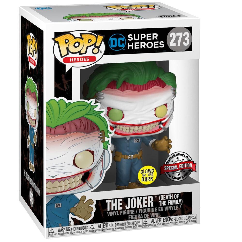 Sæt med figur POP &amp; Tee DC Comics The Joker Exclusive M