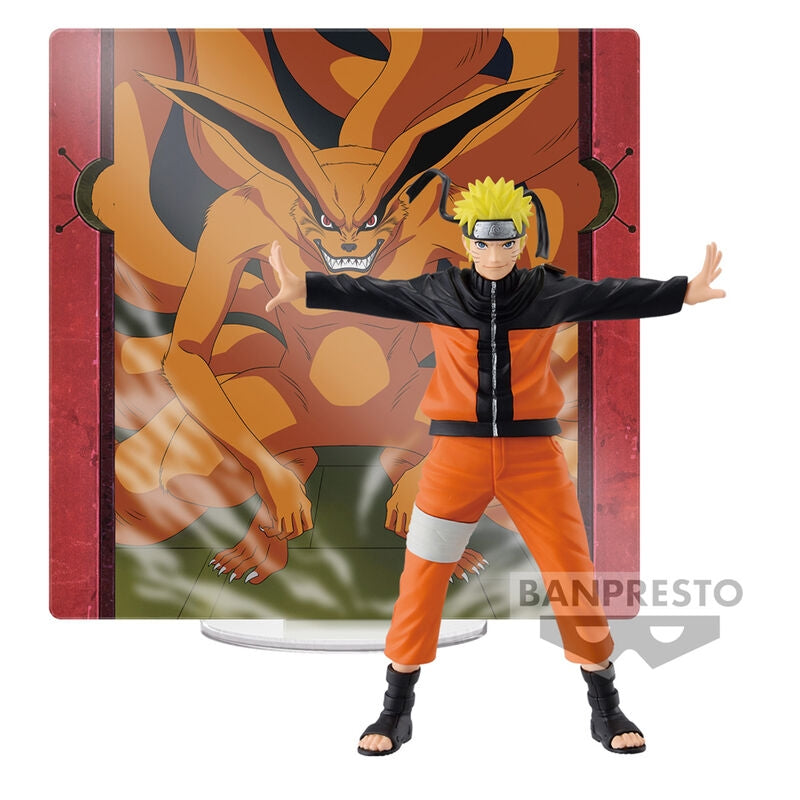 Uzumaki Naruto glasögonfigur, 13 cm samlarobjekt