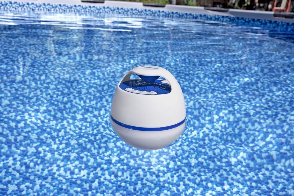 Vattentät Bluetooth LED poolhögtalare - 7 ljuslägen