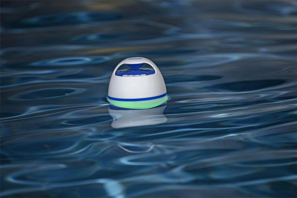 Vattentät Bluetooth LED poolhögtalare - 7 ljuslägen