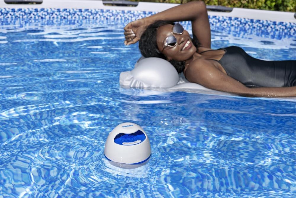 Vattentät Bluetooth LED poolhögtalare - 7 ljuslägen