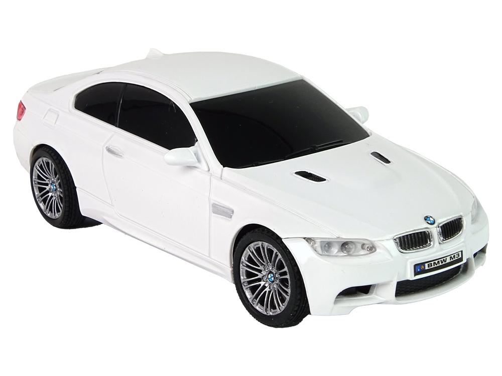 Hvid BMW M3 R/C bil: Realistisk lys og dynamisk kontrol