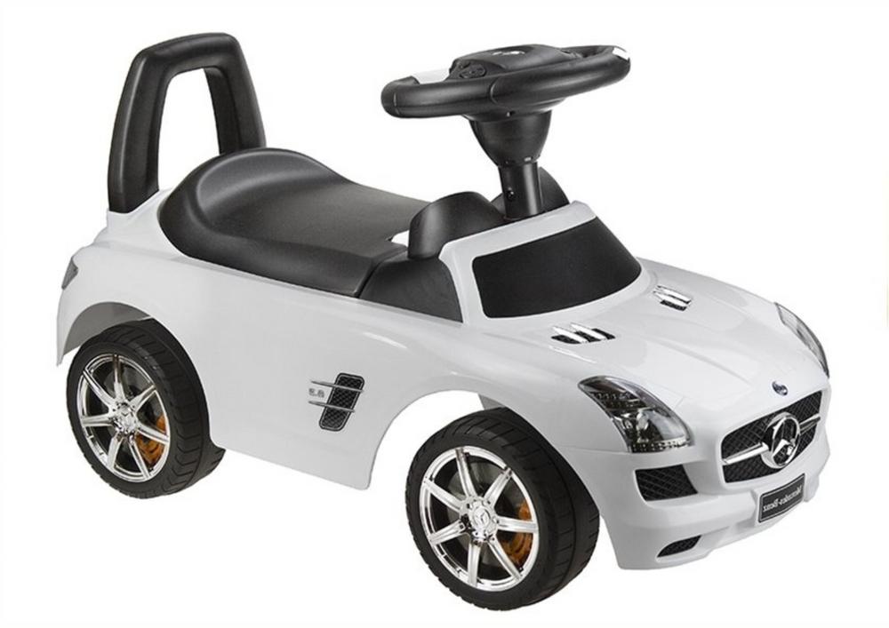 Hvid Mercedes-Benz SLS AMG Ride-On: Sikker, stilfuld sjov!