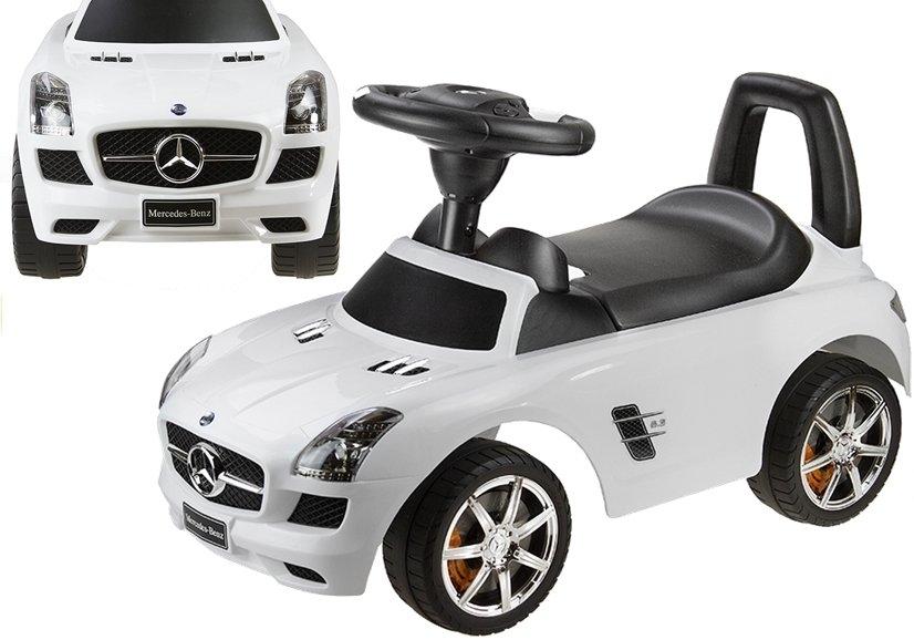 Hvid Mercedes-Benz SLS AMG Ride-On: Sikker, stilfuld sjov!