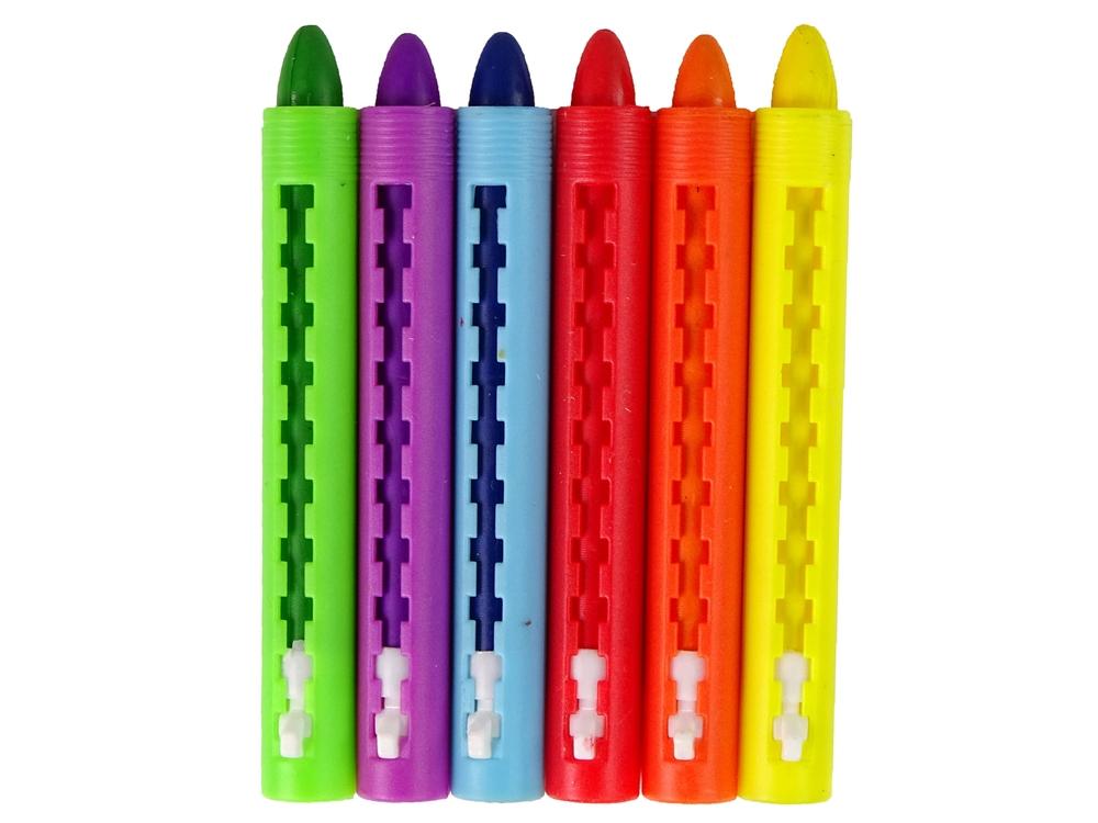 Vivid Pastell Crayon Set 6 st - Mjuka, lätta att blanda färger