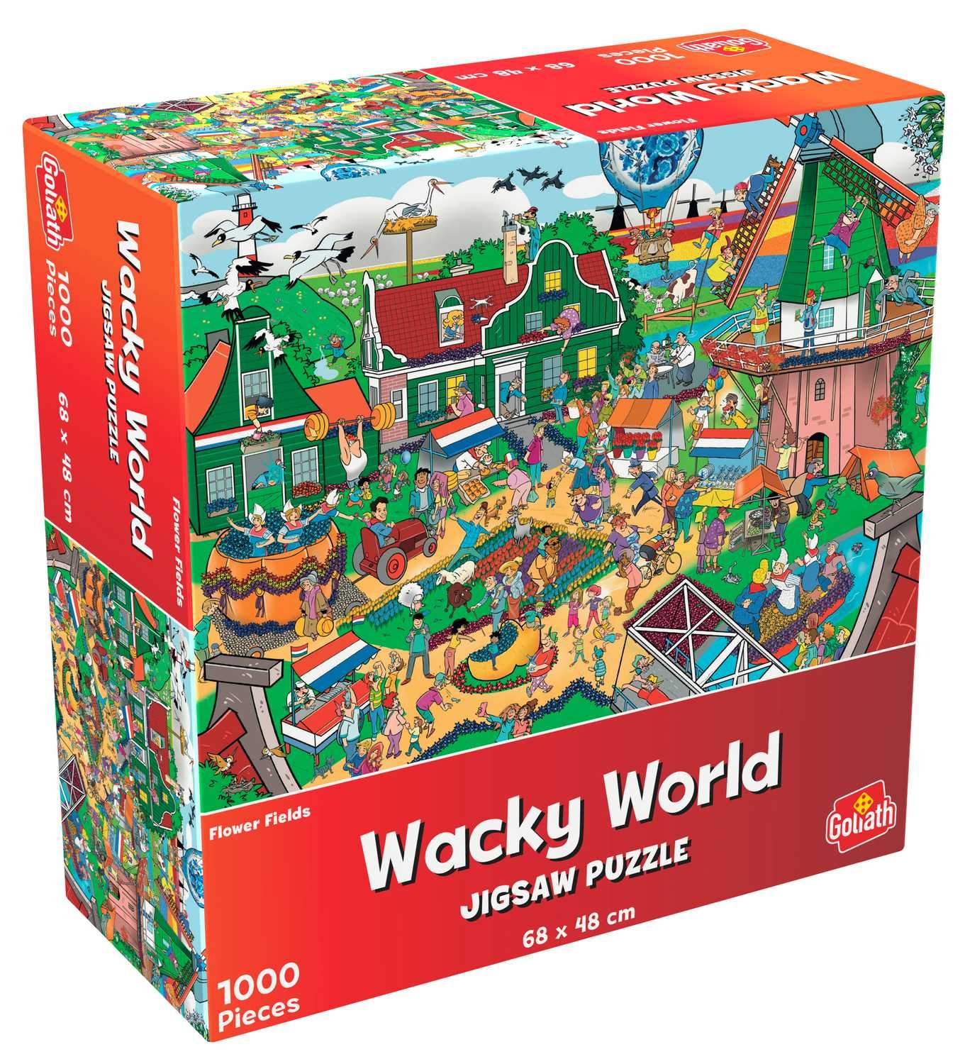 Wacky World Dutch Flower Fields 1000 stykker