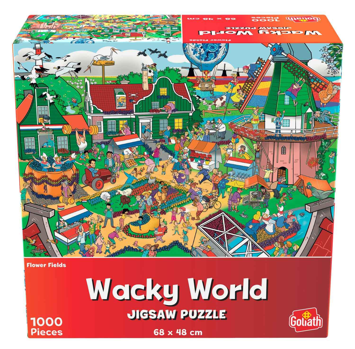 Wacky World Dutch Flower Fields 1000 stykker