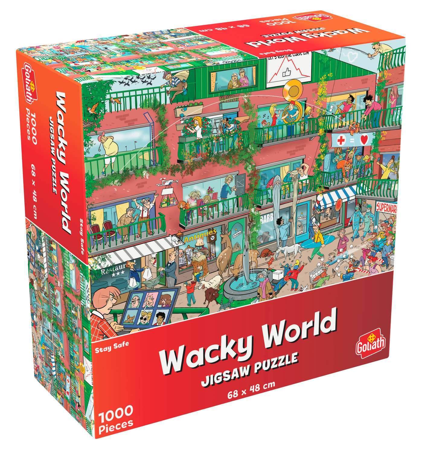 Wacky World Stay Safe 1000 Bitar