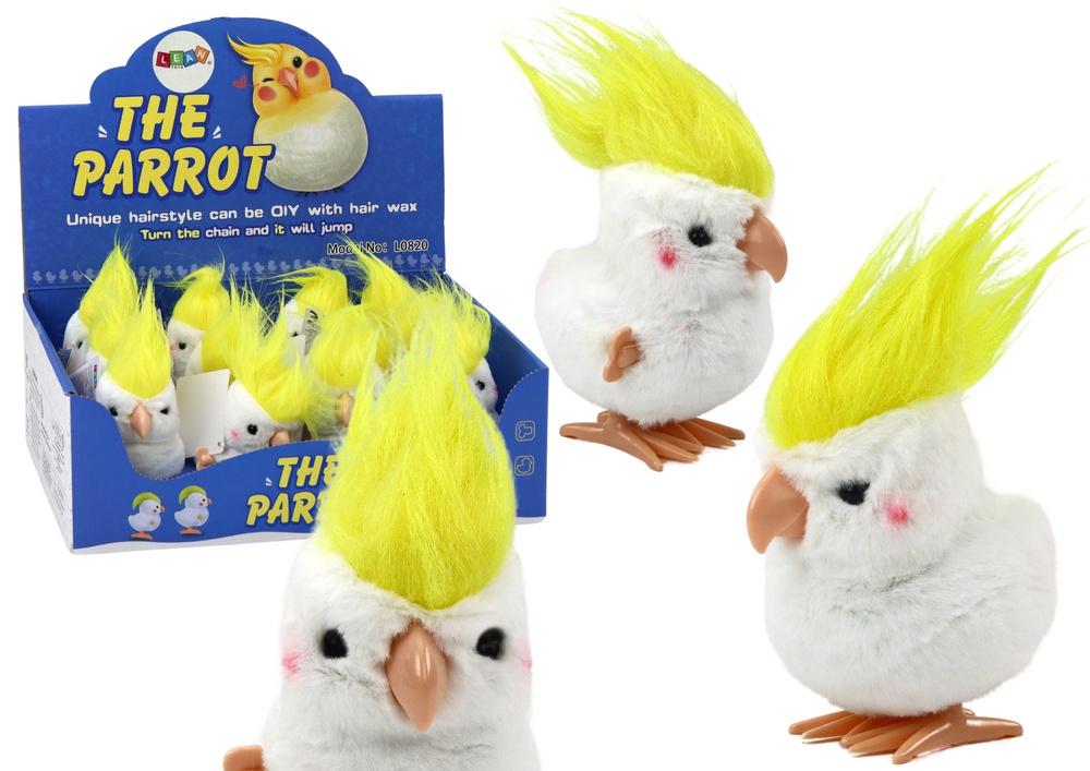 Wind Up White Parrot Plush: Sjov, dekorativ og legende