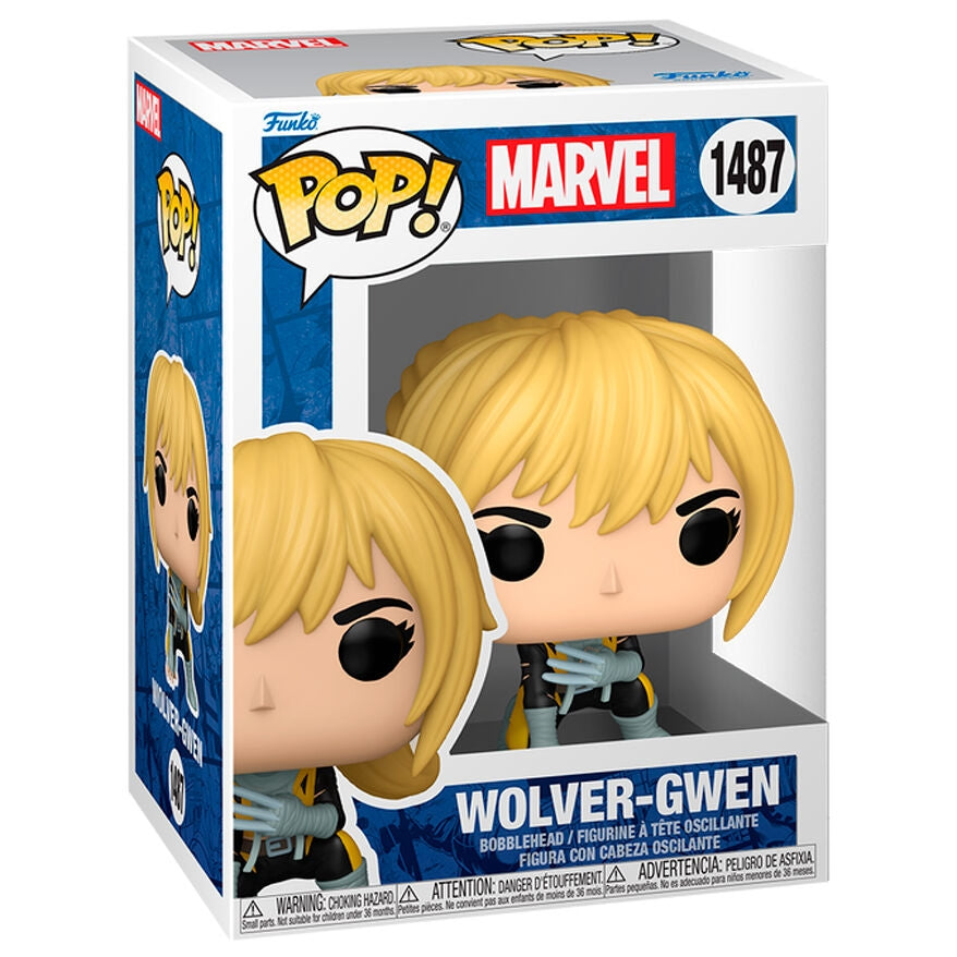 Wolver-Gwen Marvel Popfigur, samlarbar vinylleksak