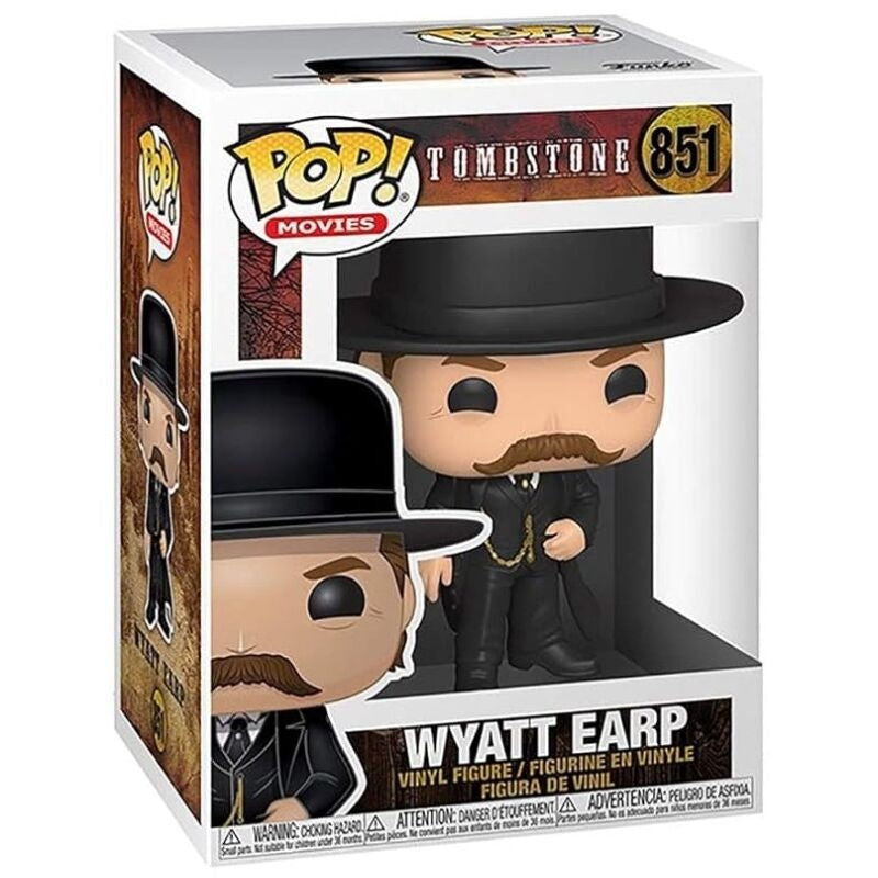 Wyatt Earp gravstensfigur, 6-tums samlarleksak