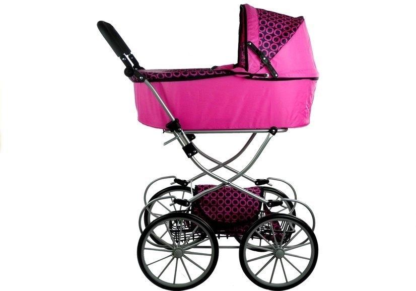 XL Rosa Retro Dolls Buggy Alice: Justerbar, snygg och rolig!