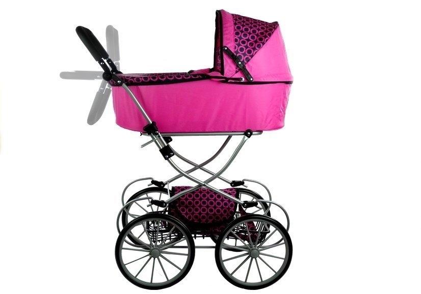 XL Rosa Retro Dolls Buggy Alice: Justerbar, snygg och rolig!