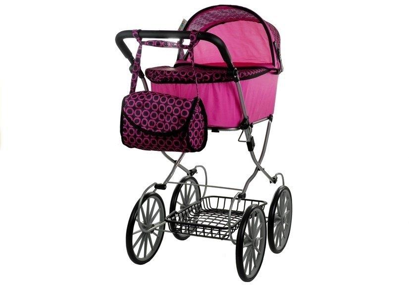 XL Rosa Retro Dolls Buggy Alice: Justerbar, snygg och rolig!