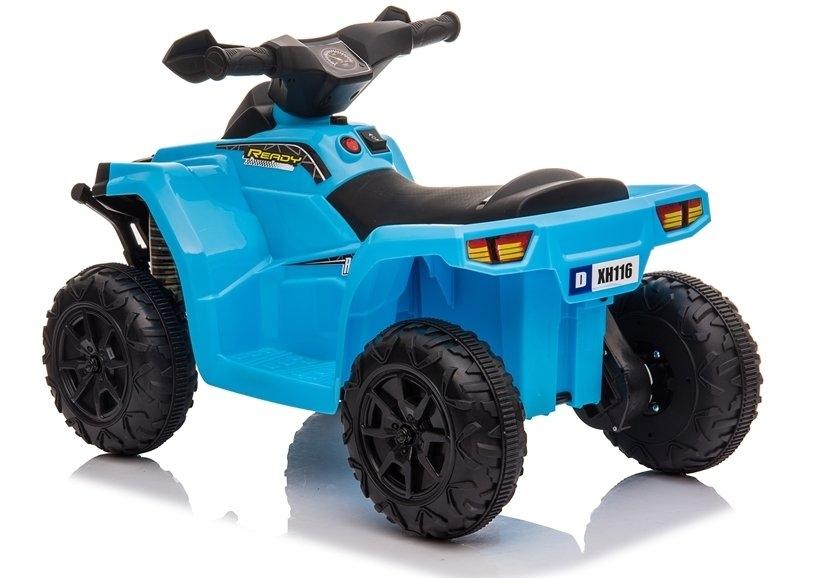 Xh216 Blue Electric Ride-On Quad: Eventyr venter!