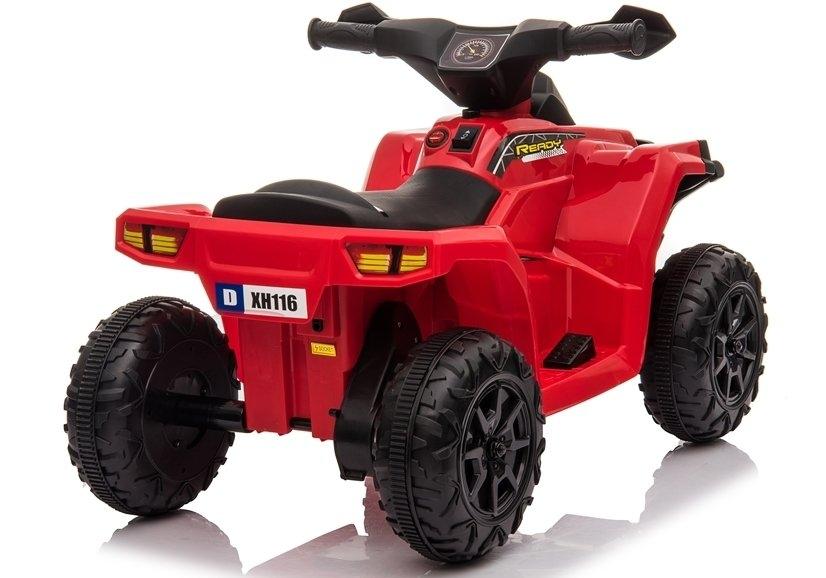 Xh216 Red Electric Ride-On Quad: Eventyr venter!