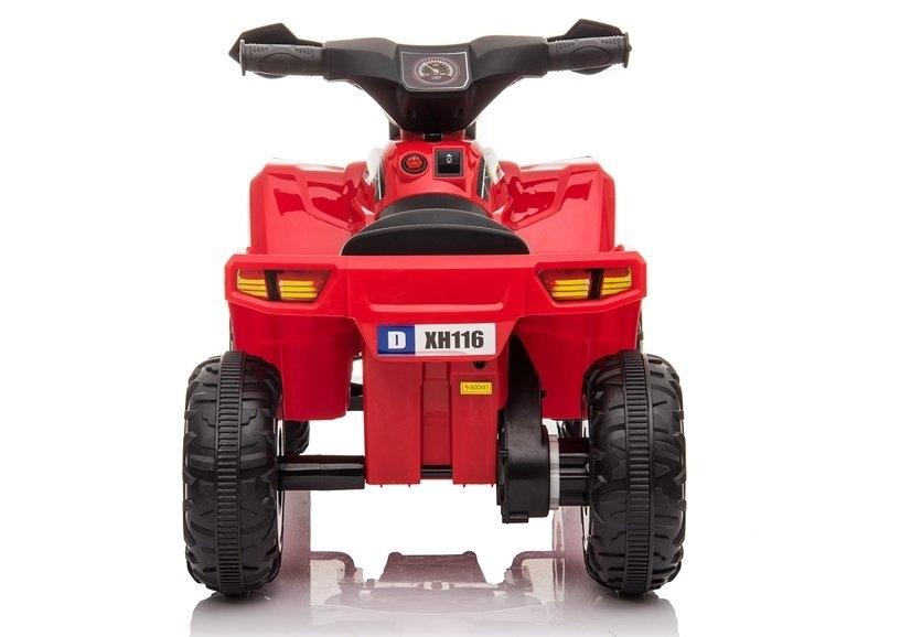 Xh216 Red Electric Ride-On Quad: Eventyr venter!