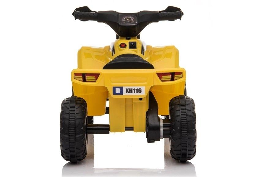 Xh216 Yellow Electric Ride-On Quad: Sjovt og sikkert eventyr!