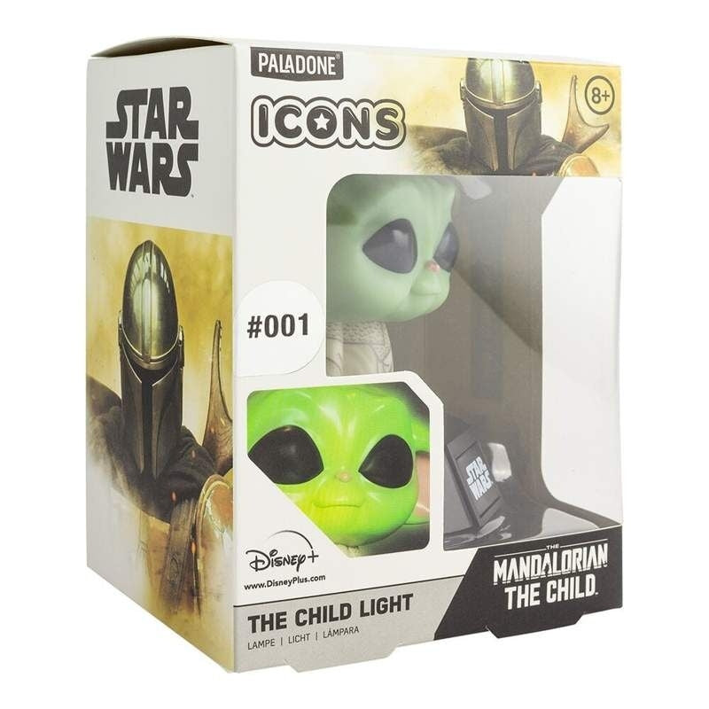 Yoda The Child Icons-lampa, 12 cm LED-nattlampa
