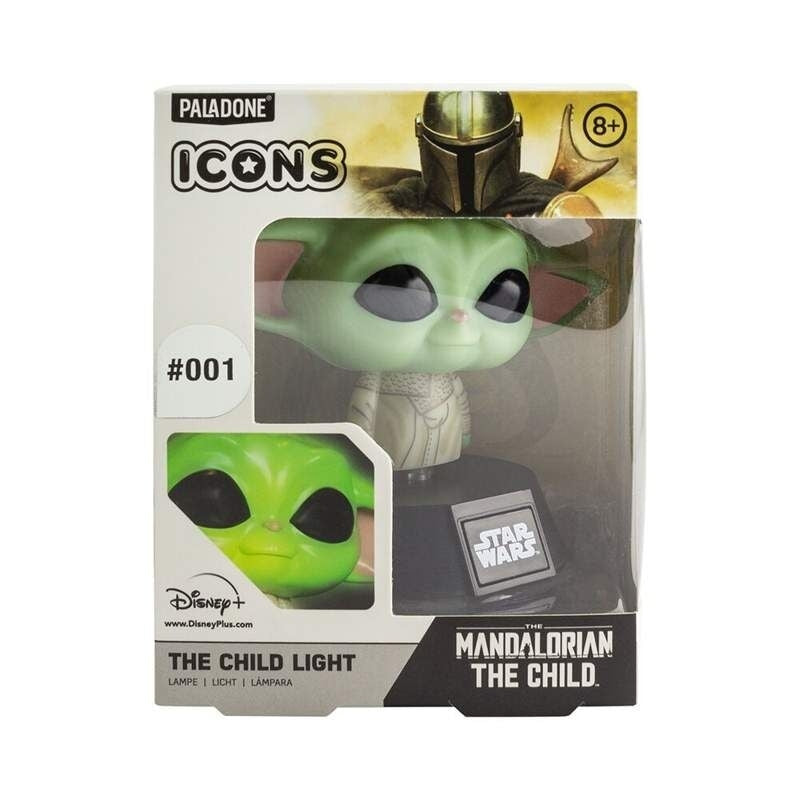 Yoda The Child Icons-lampa, 12 cm LED-nattlampa